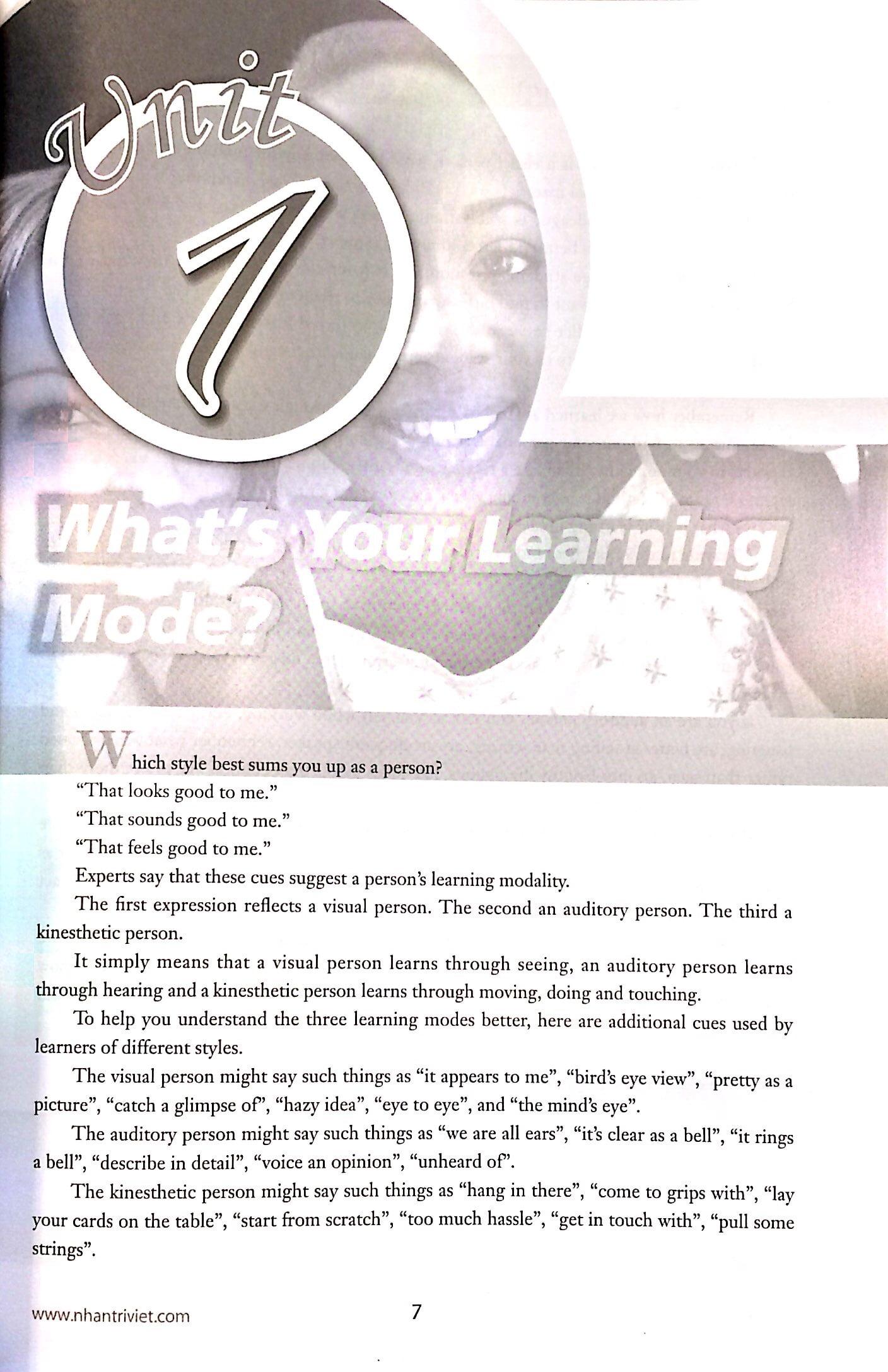 Sách Expanding Vocabulary Through Reading (Không CD)