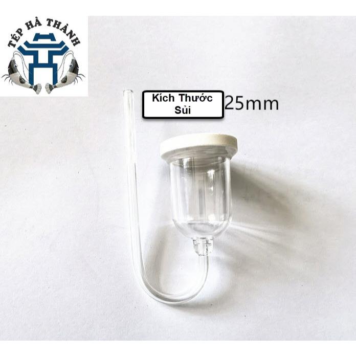 Cốc Sủi Oxy Siêu Mịn Bằng Thủy Tinh Cho Bể Cá Cảnh, Bể Thủy Sinh