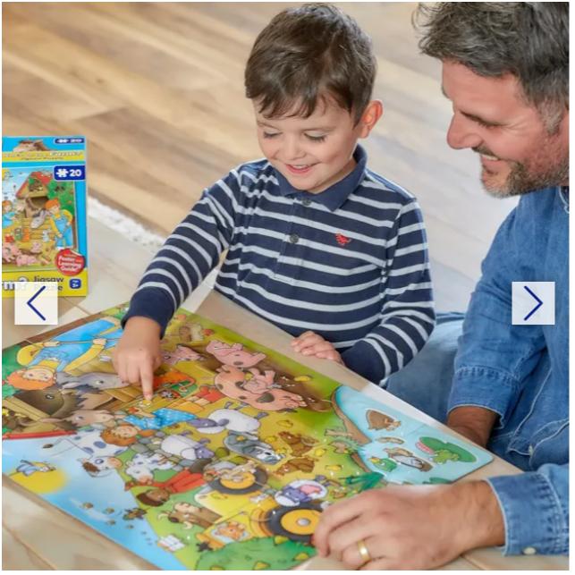 Bộ xếp hình Who's On The Farm? - Orchard Toys giúp trẻ phát triển kiến thức và kỹ năng quan sát