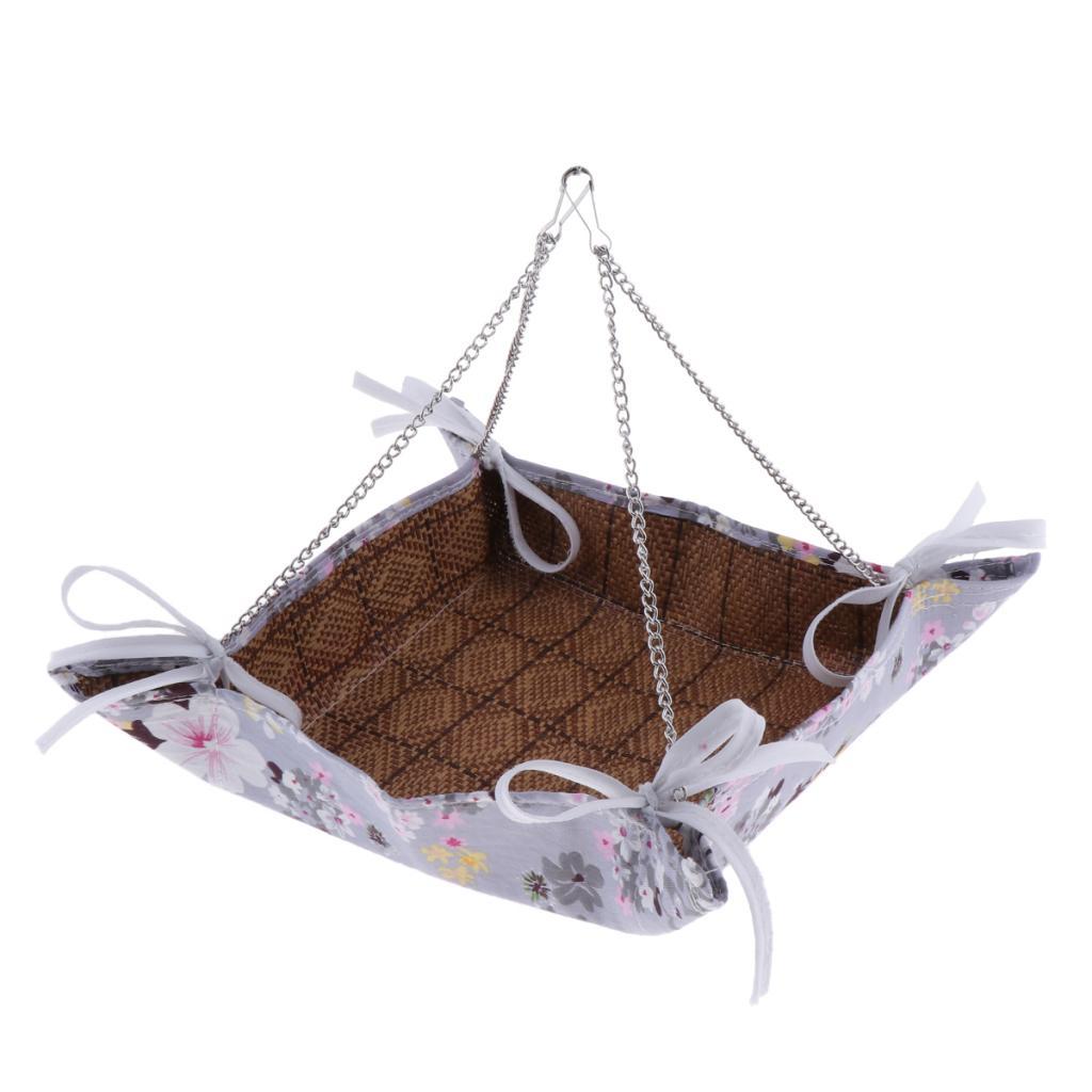 Hamster Gerbil Squirrel Rabbit Rat Hammock Breathable Hanging Bed Swing Mat