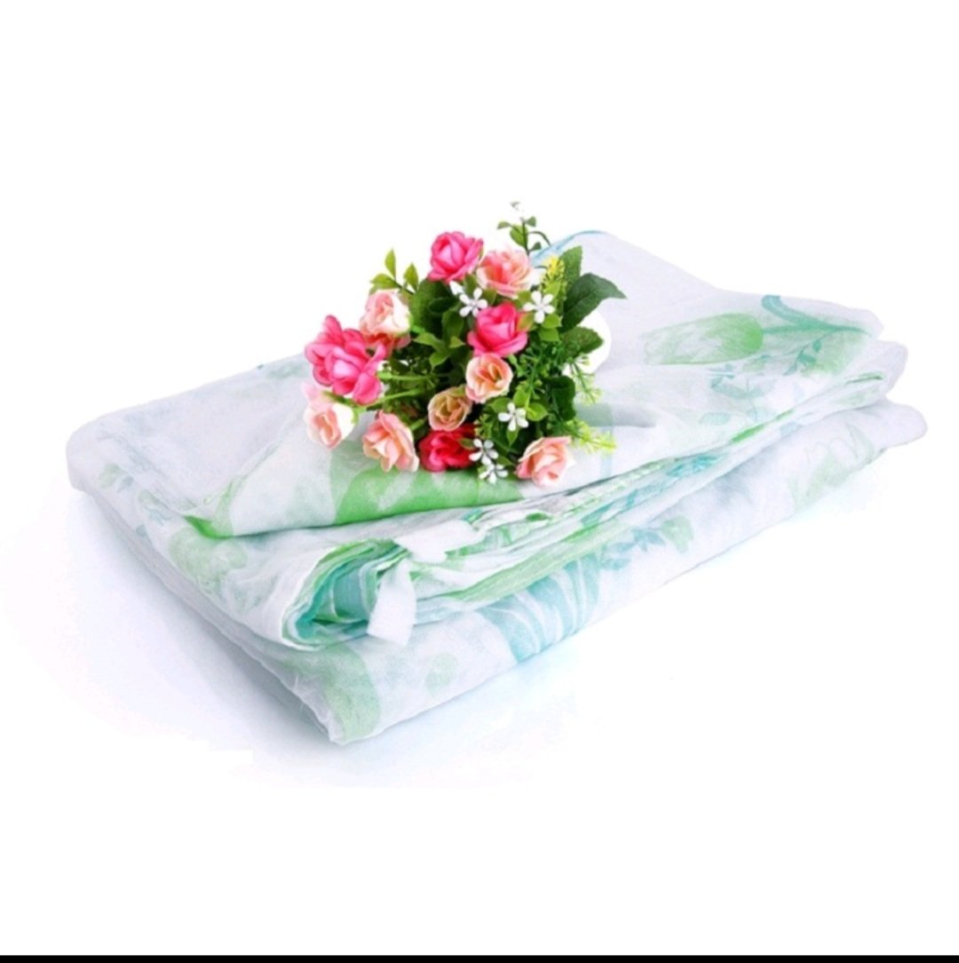 Mùng ngủ tuyn in bông 1m4x2m