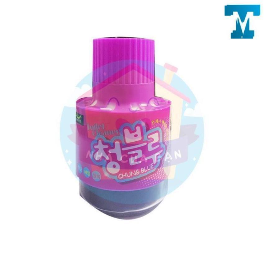 Cốc thả bồn cầu diệt khuẩn Hàn Quốc Chung Blue 2500 lần xả 180g