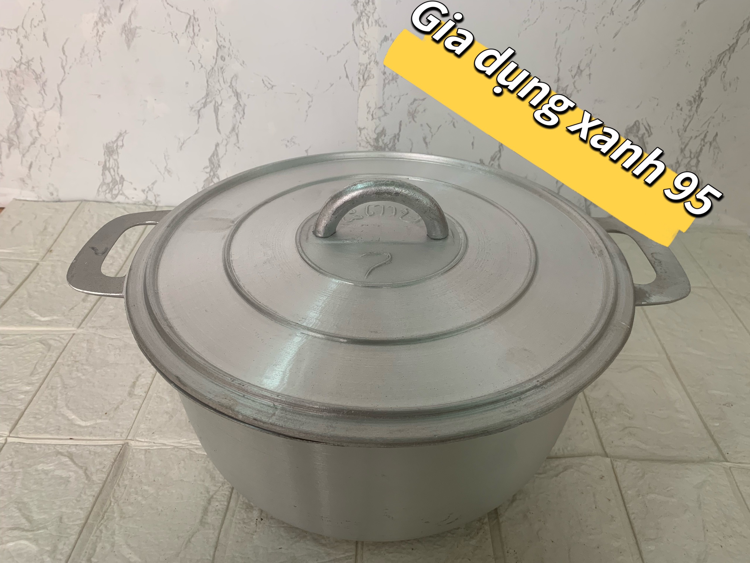 Nồi gang miên đúc 29cm gang nguyên chất 100%