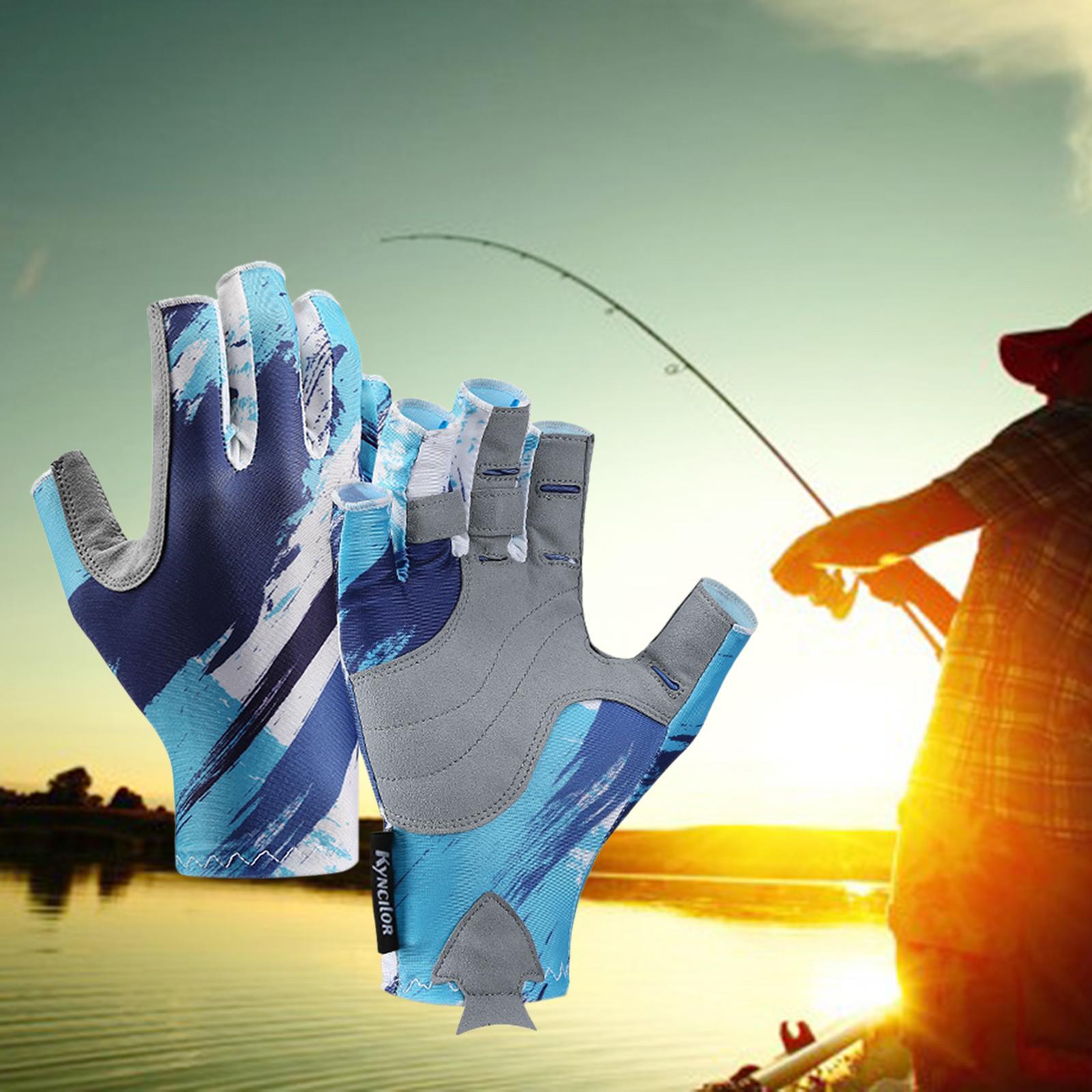 Half Finger Cycling Gloves Shock-Absorbing for Fishing