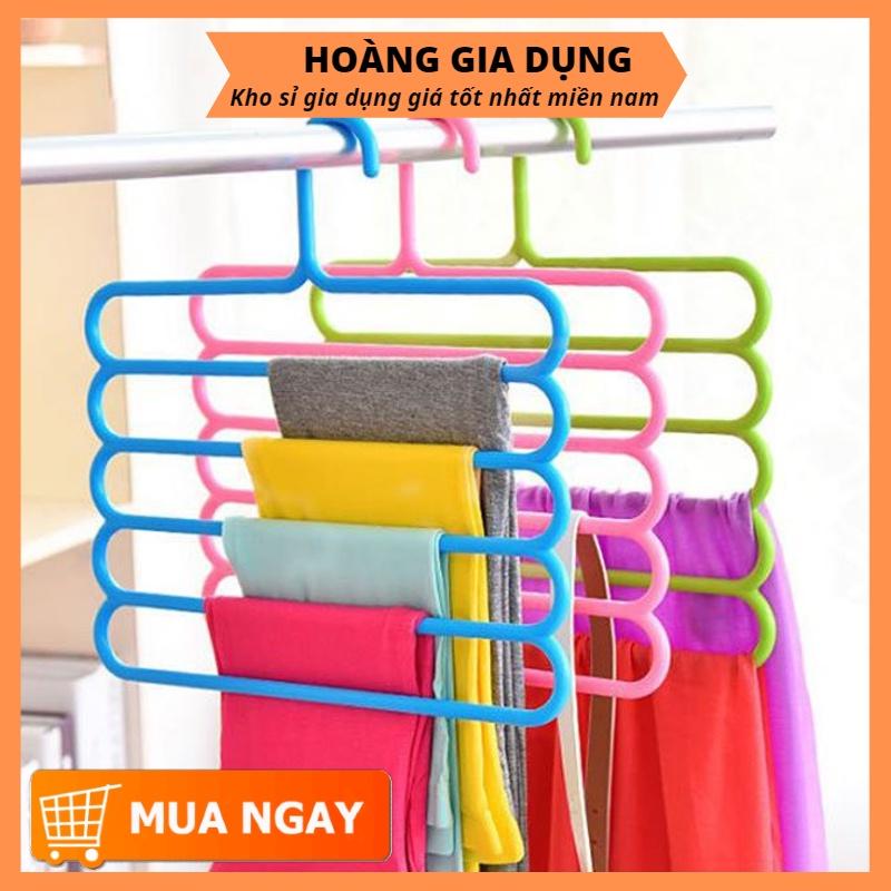 Móc Treo Quần Áo Bằng Nhựa 5 Tầng Đa Năng H247