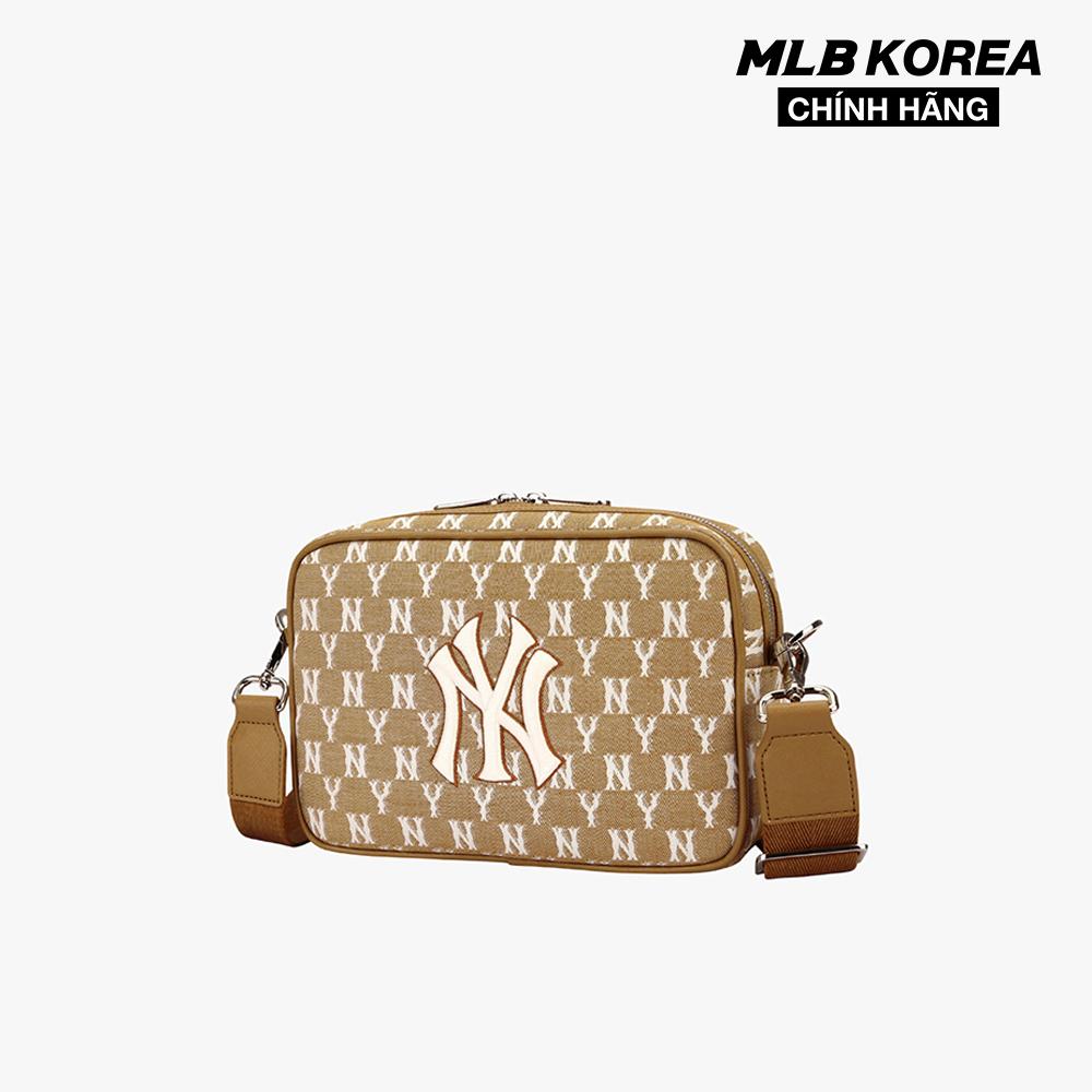 MLB - Túi đeo chéo chữ nhật Jacquard  Monogram 3ACRM041N-50BGS