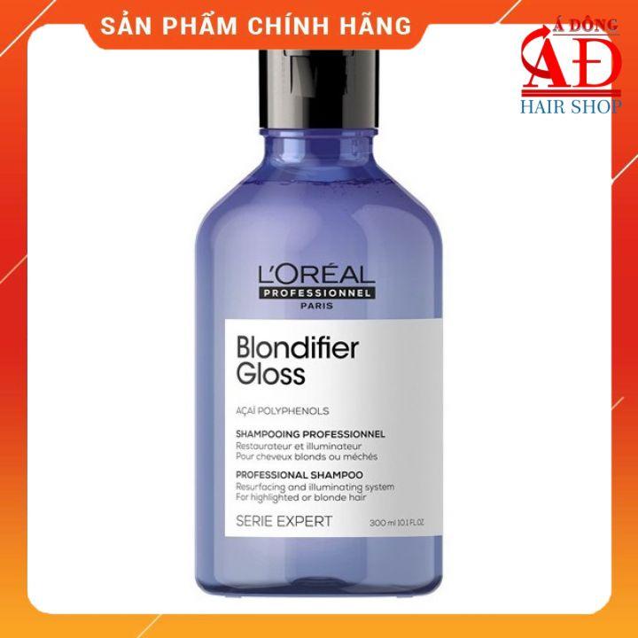 BỘ DẦU GỘI XẢ HẤP DƯỠNG CHĂM TÓC TẨY NHUỘM SÁNG LOREAL BLONDIFIER GLOSS