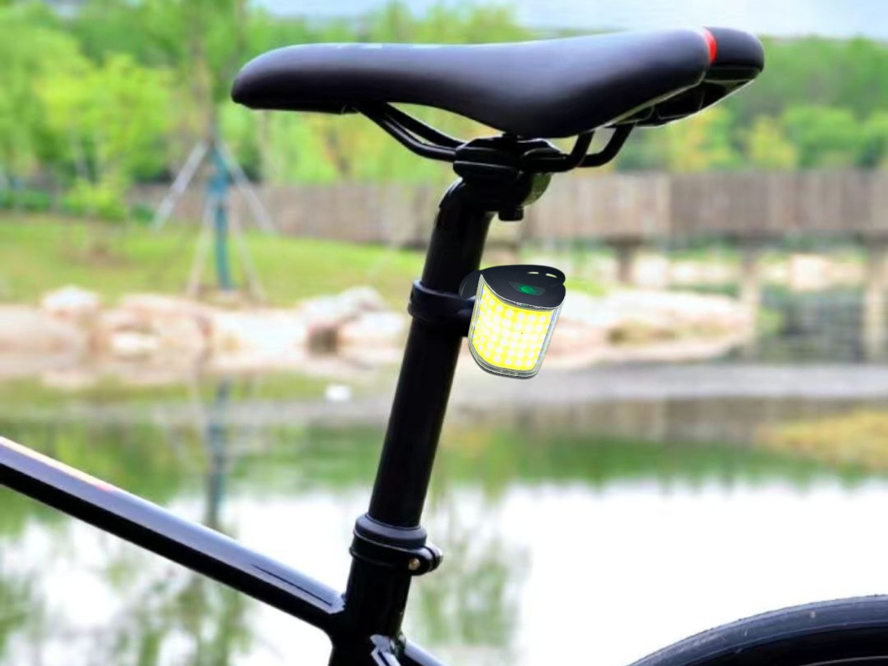 Đèn Hậu Xe Đạp Led COB Cảnh Báo An Toàn Xe Đạp Có Thể Sạc Ngõ Type C an toàn đi ban đêm ánh sáng trắng MAI LEE