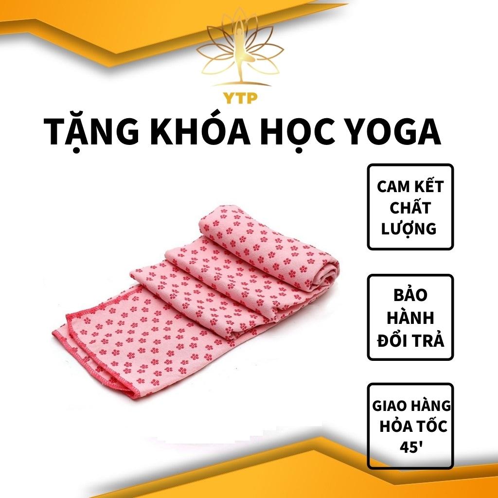 Khăn Trải Thảm Yoga S1KTT01 Chất Liệu Microfiber Dày Chống Trượt Thấm Mồ Hôi Cao Cấp GKK