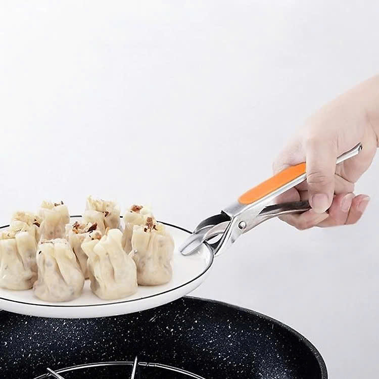 Kẹp Gắp Nóng Inox 304 Có Mút Silicon Chống Trượt 17cm – Kẹp Chống Bỏng, Gắp Bát/Nồi/Nắp An Toàn - HÀNG CHÍNH HÃNG MINIIN