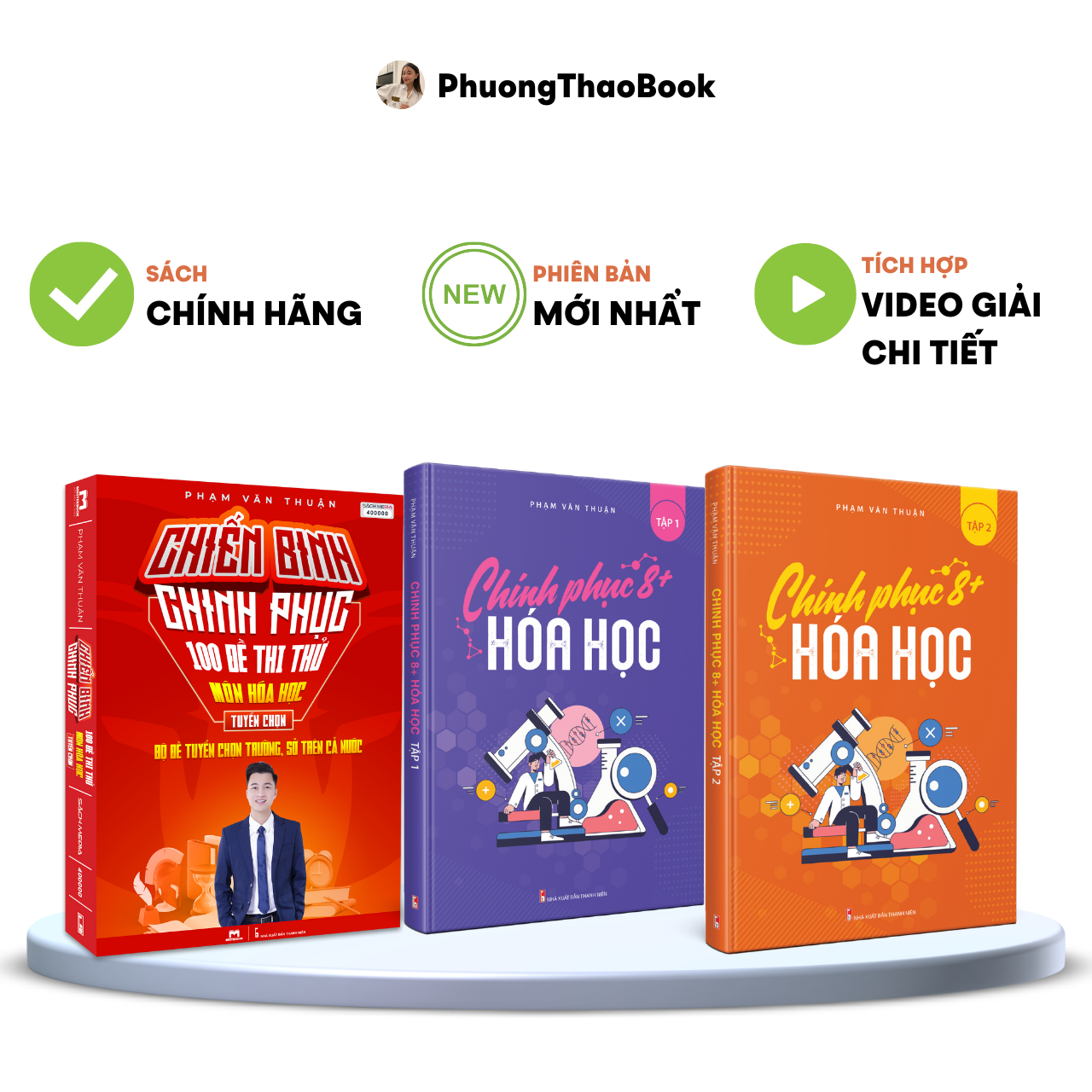 Combo Sách Luyện Thi Môn Hóa 12 Dành Cho 2K6 - Thầy Phạm Văn Thuận