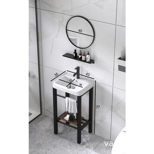 Bộ chậu lavabo có chân