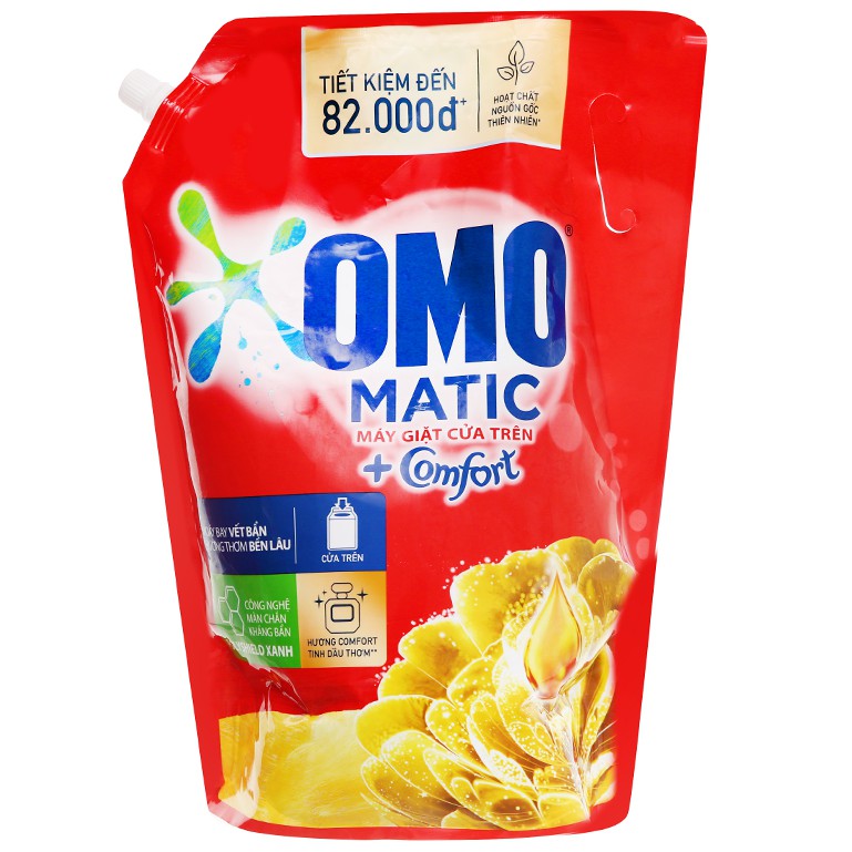 Nước giặt OMO Matic Túi 3.6/3.9KG