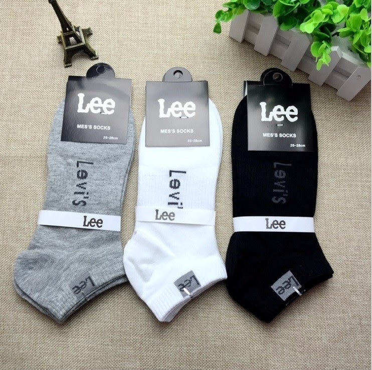 Bộ 5 đôi tất nam cổ thấp LEE size 25-28cm