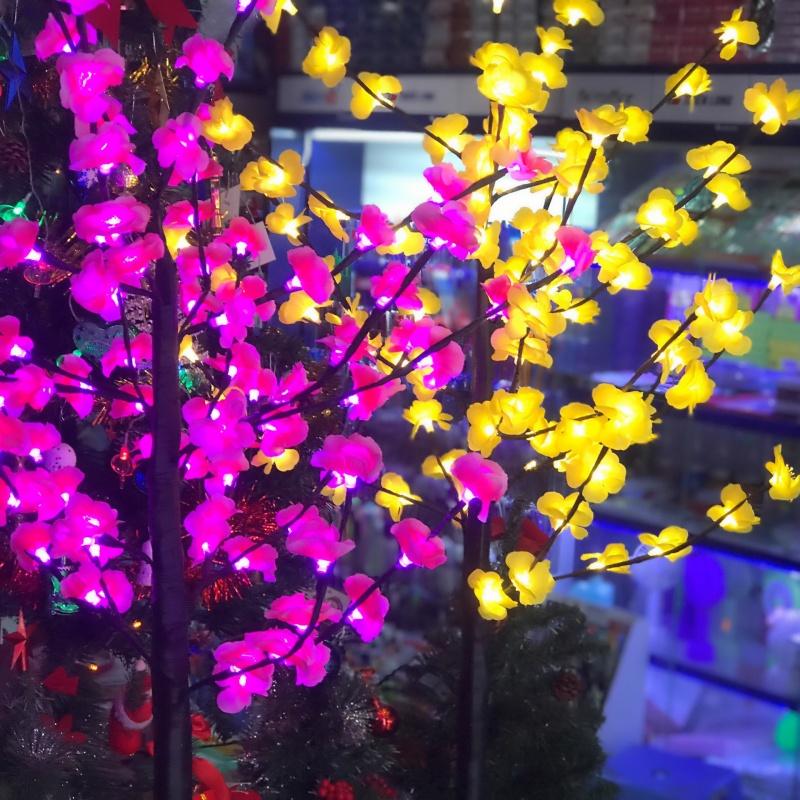 CÂY HOA MAI, HOA ĐÀO ĐÈN LED 1M2 CAO CẤP BẢO HÀNH 1 THÁNG