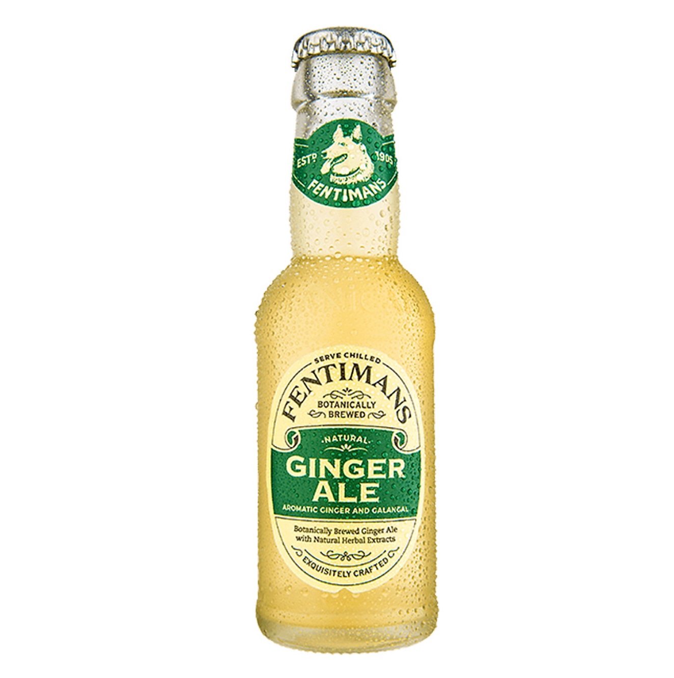 Fentimans Tonic Vị Gừng Tự Nhiên Ginger Ale Anh Quốc Lốc 4 chai x 200ml - Hàng chính hãng