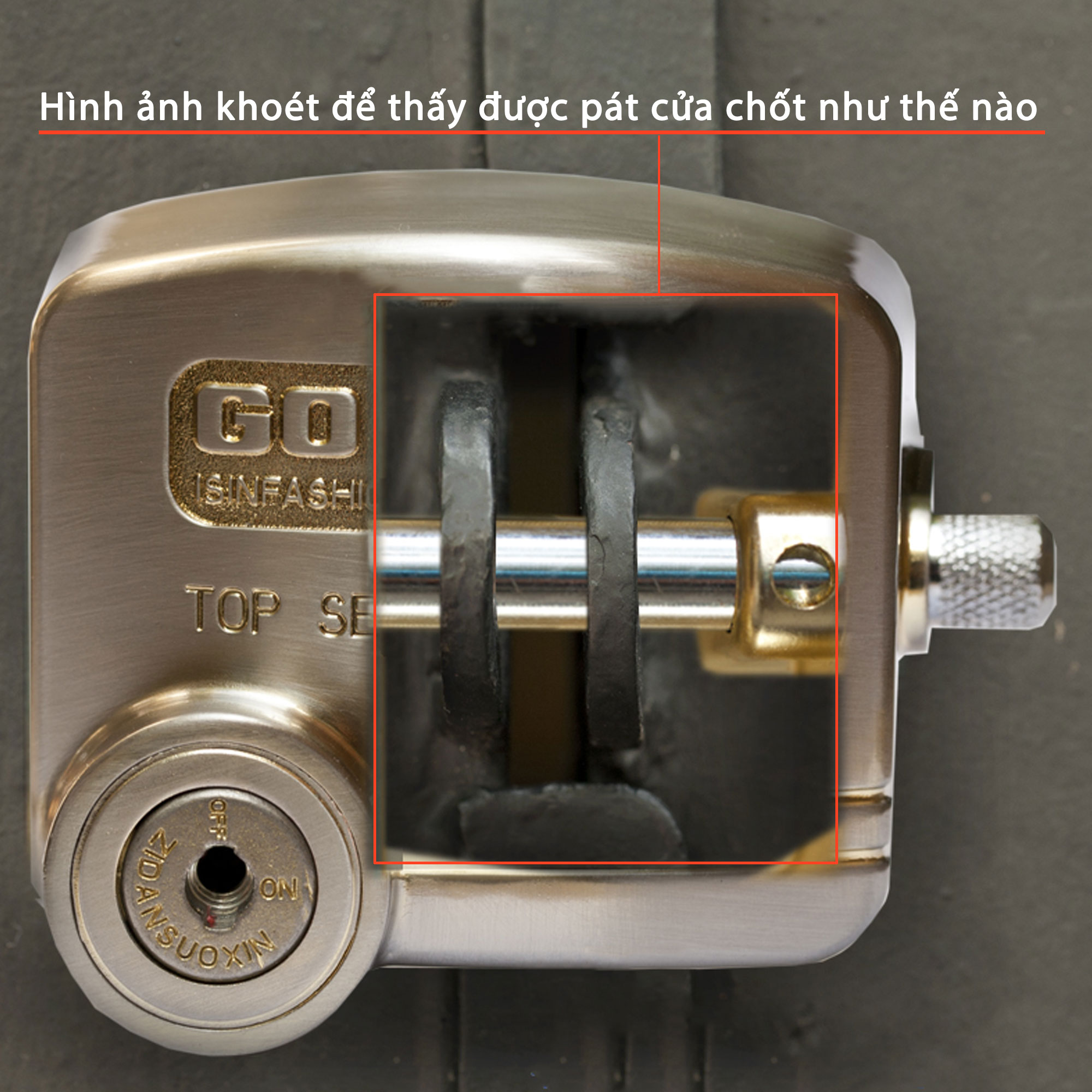 Ổ Khóa Cùm Chụp Chống Cắt KhoNCC Hàng Chính Hãng, Chống Nạy Bảo Vệ Nhà - Văn Phòng - Xưởng Kho Của Bạn - KPD-7826-KhoaPLCN