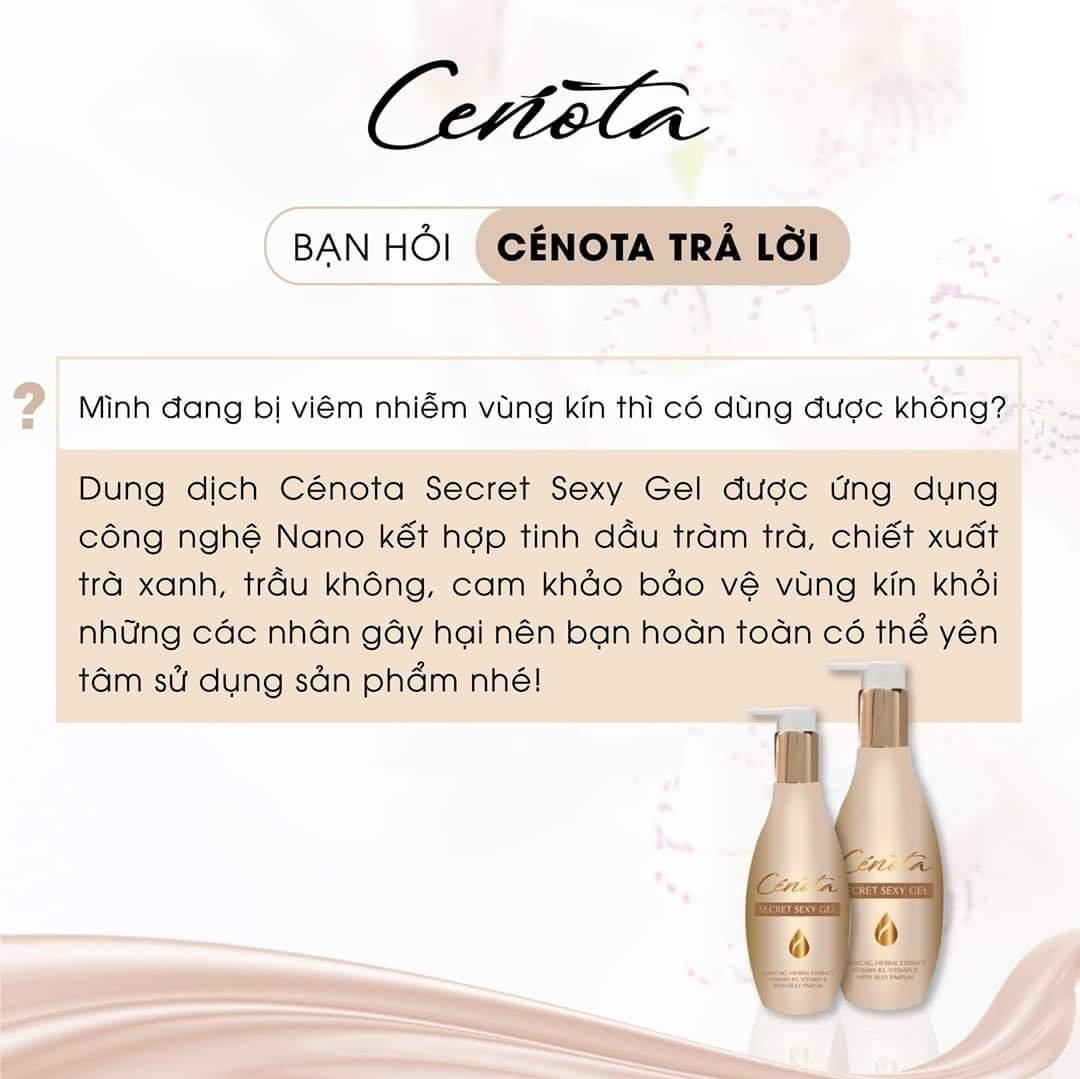 Dung Dịch Vệ Sinh Phụ Nữ Làm Hồng Và Se Khít Vùng Kín Cenota Secret Sexy Gel 150ml