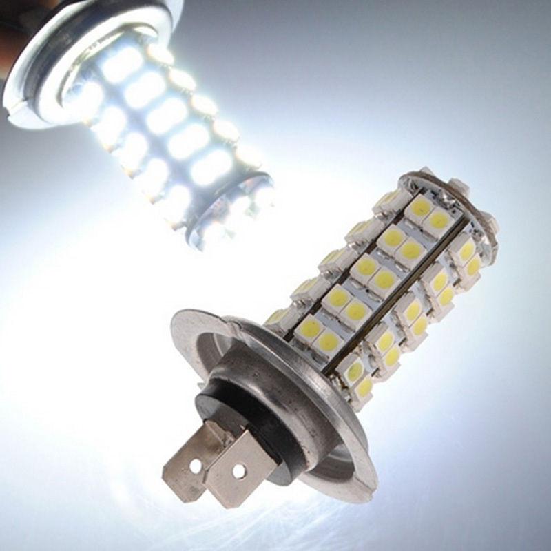 Xenon 68 SMD Car H7 6000K LED Light Bulbs for Fog Driving DRL Headlight Lamp