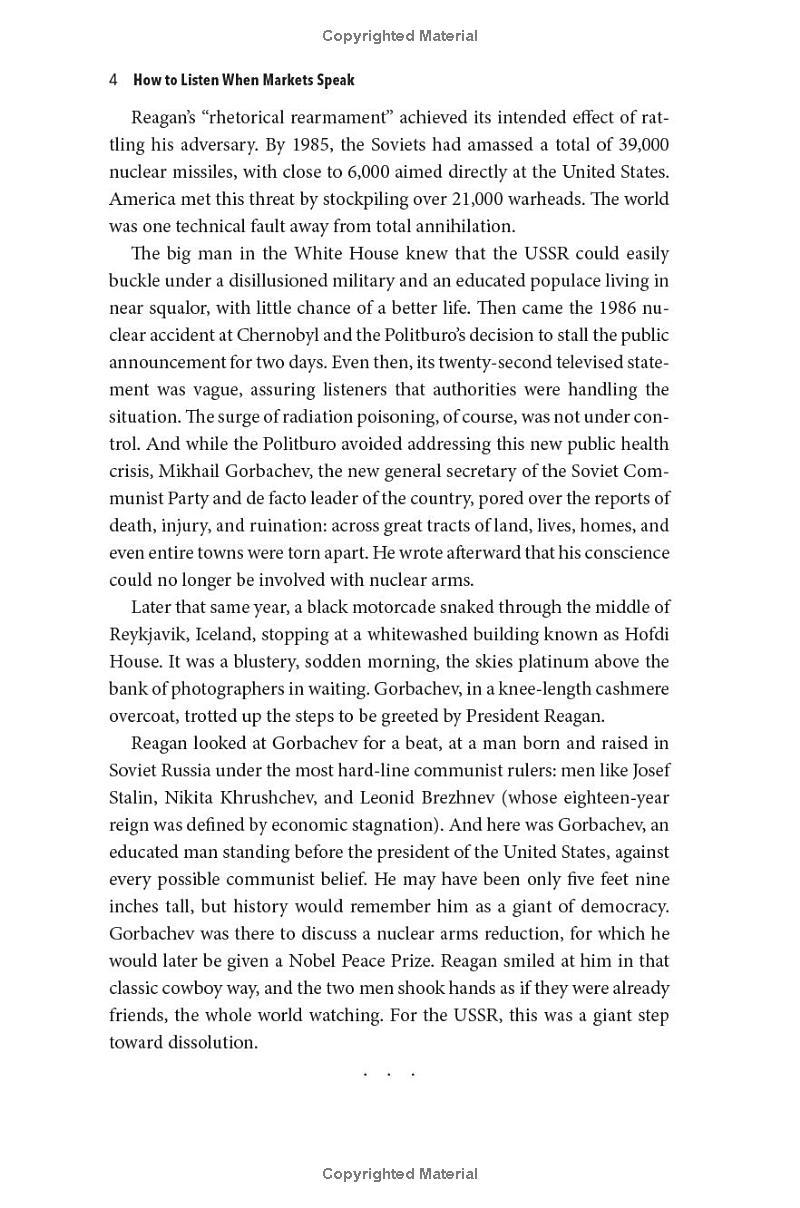 Sách ngoại văn: How To Listen When Markets Speak