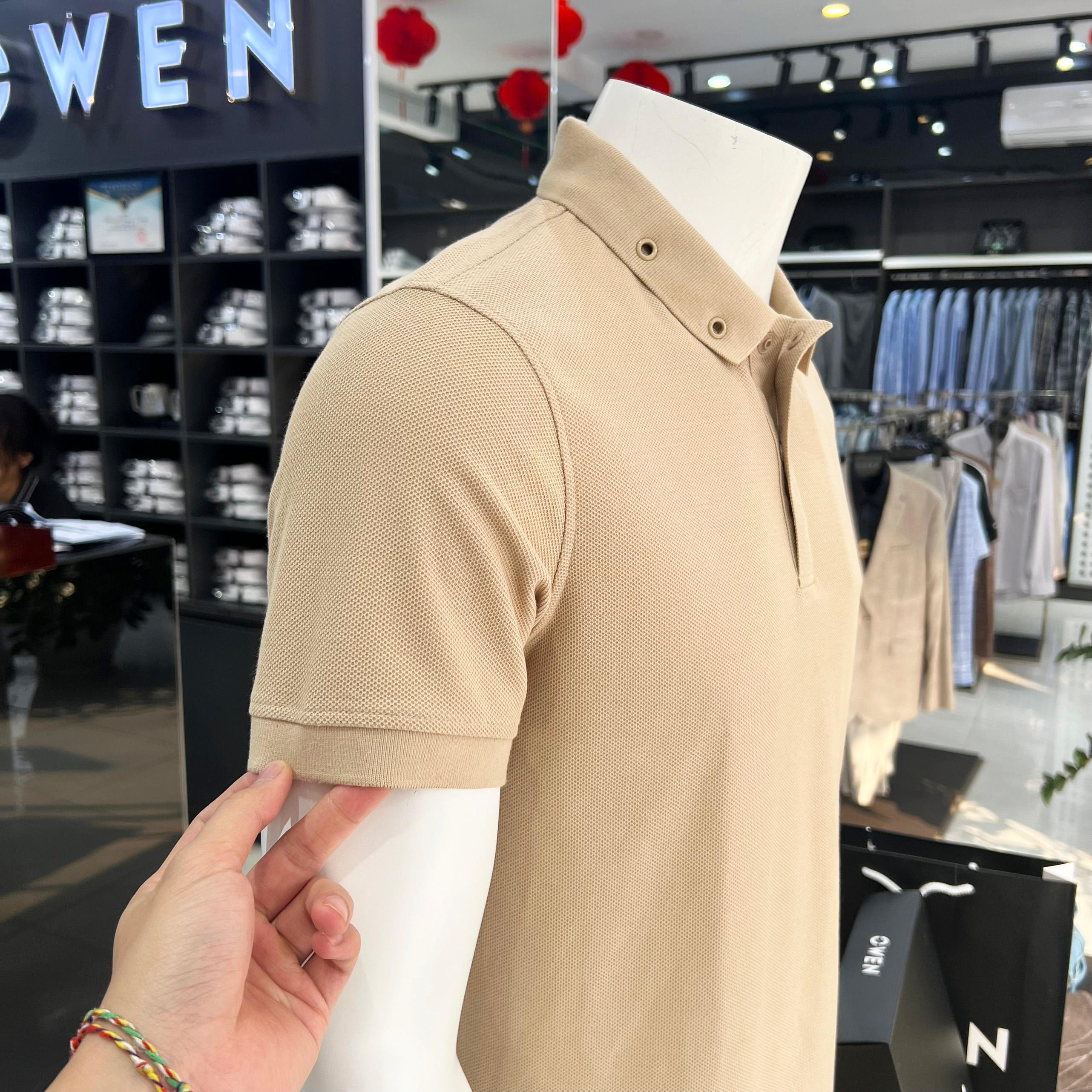 Áo Polo nam Owen cao cấp sợi cotton thoáng mát thấm hút mồ hôi APV233172
