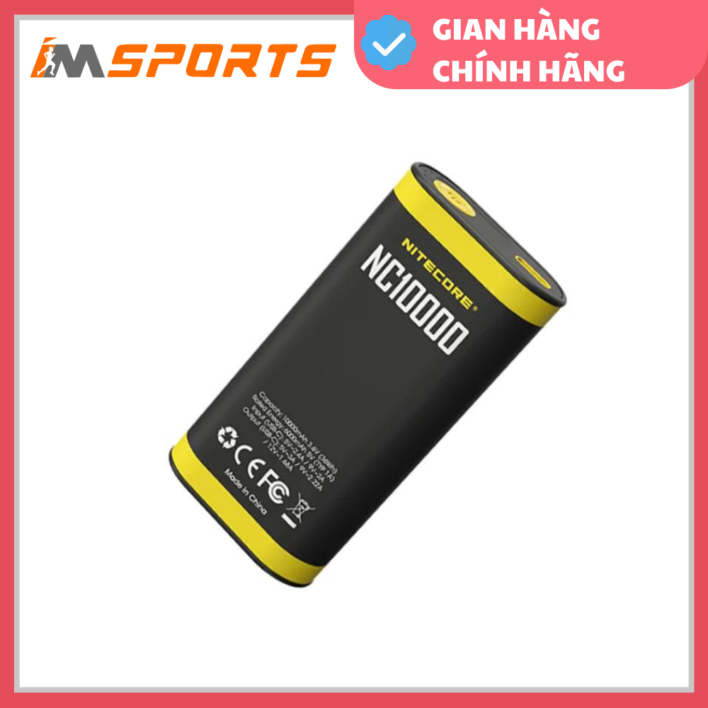 SẠC DỰ PHÒNG KẾT HỢP ĐÈN LED NITECORE NC10000 OUTDOOR COMPACT POWER BANK