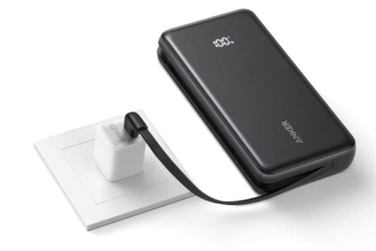 Anker Zolo Powerbank 20.000 mAh 22.5 W (Model A110E) – Pin dự phòng dung lượng lớn, sạc nhanh đa thiết bị - Hàng Chính Hãng