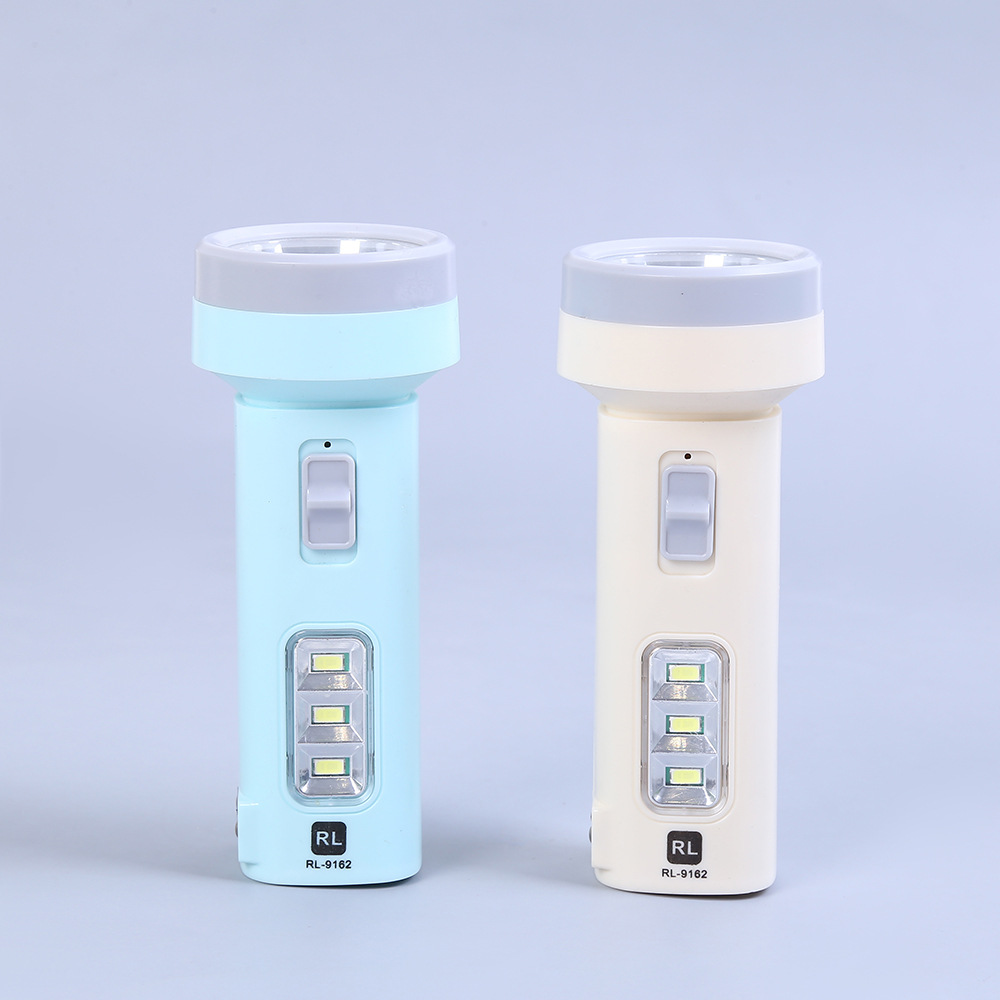 Đèn pin mini cầm tay di động có thể sạc lại  DP-9162 dùng cho gia đình, cắm trại ngoài trời, đèn LED khẩn cấp, ánh sáng mạnh