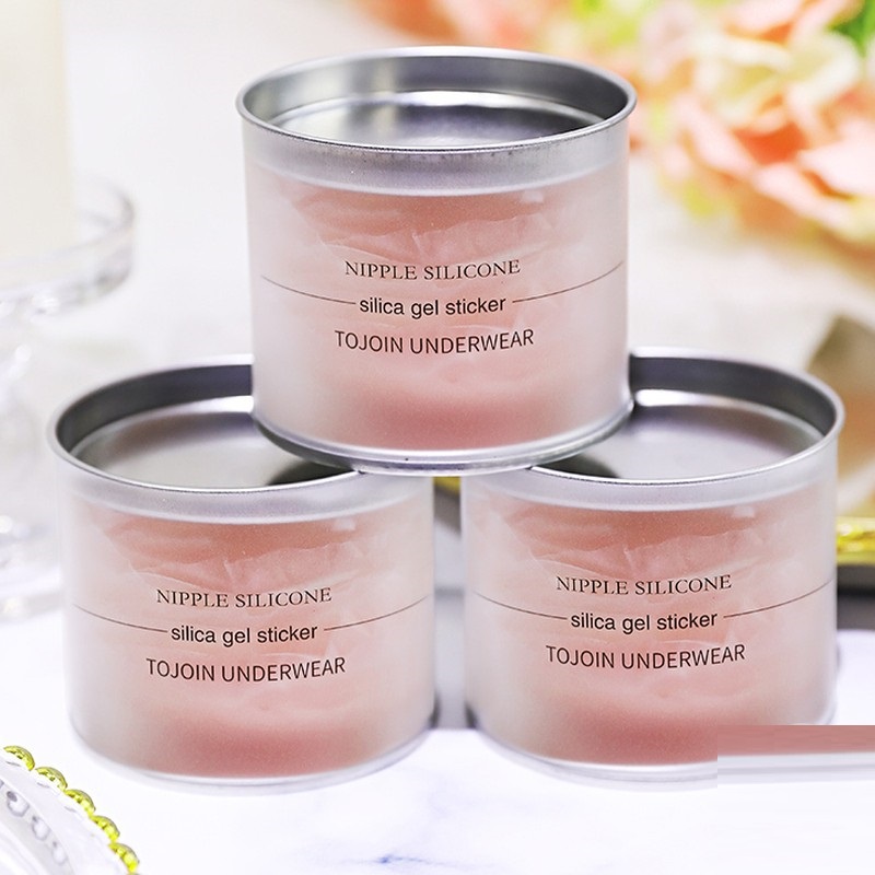 Set 10 miếng dán ngực silicon mềm trong hộp nhựa trong suốt