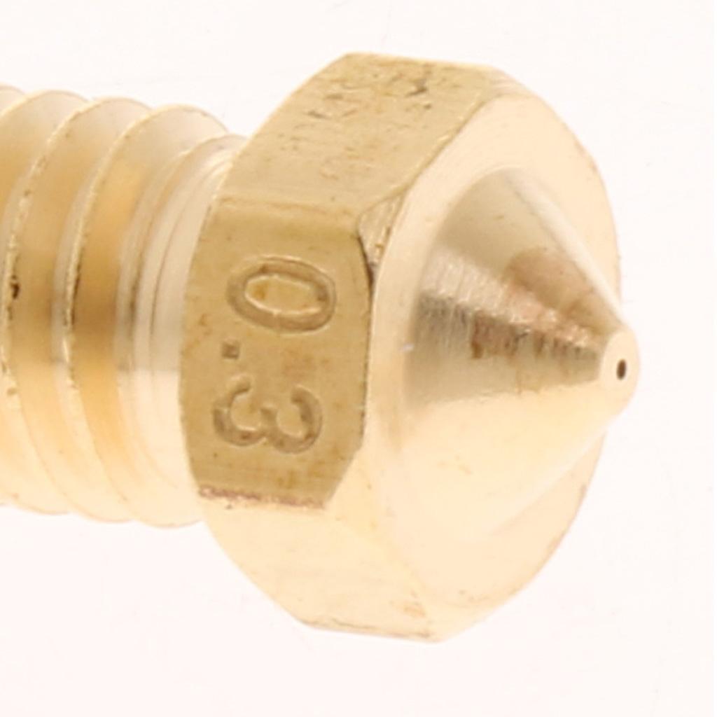 4 Pack 0.3mm 3D Printer Replace Brass 1.75mm Filaments Extruder Nozzle Print Head