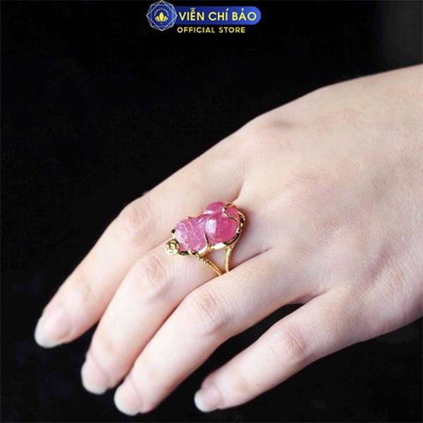 Nhẫn bạc nữ tỳ hưu Ruby-6,5 chất liệu bạc S925 thời trang phụ kiện trang sức nữ thương hiệu Viễn Chí Bảo N600012