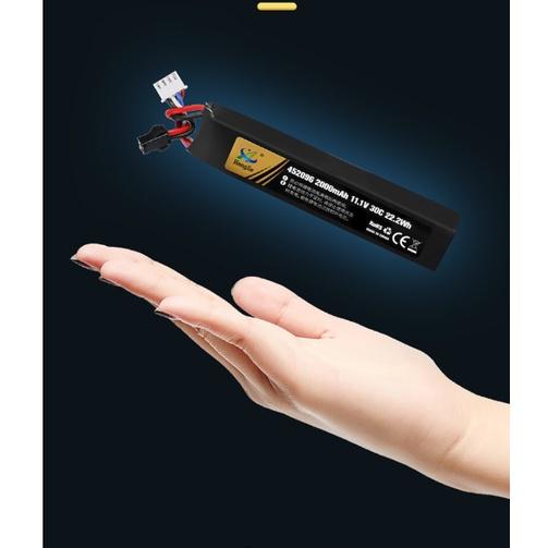 Pin đồ chơi Súng Nerf - Súng Đạn Mềm - Súng Nước 11.1v 2000mah Xả 30c 452096 sạc lại