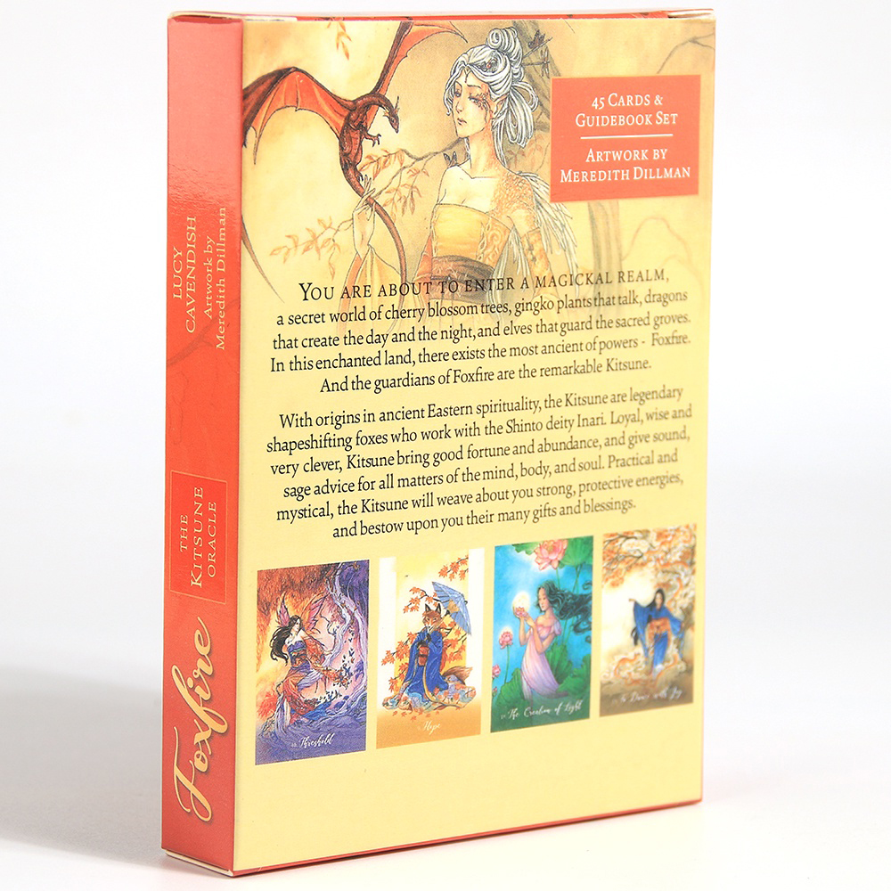 Bài Fox Fire The Kitsune Oracle 45 Lá Bài Đá Thanh Tẩy