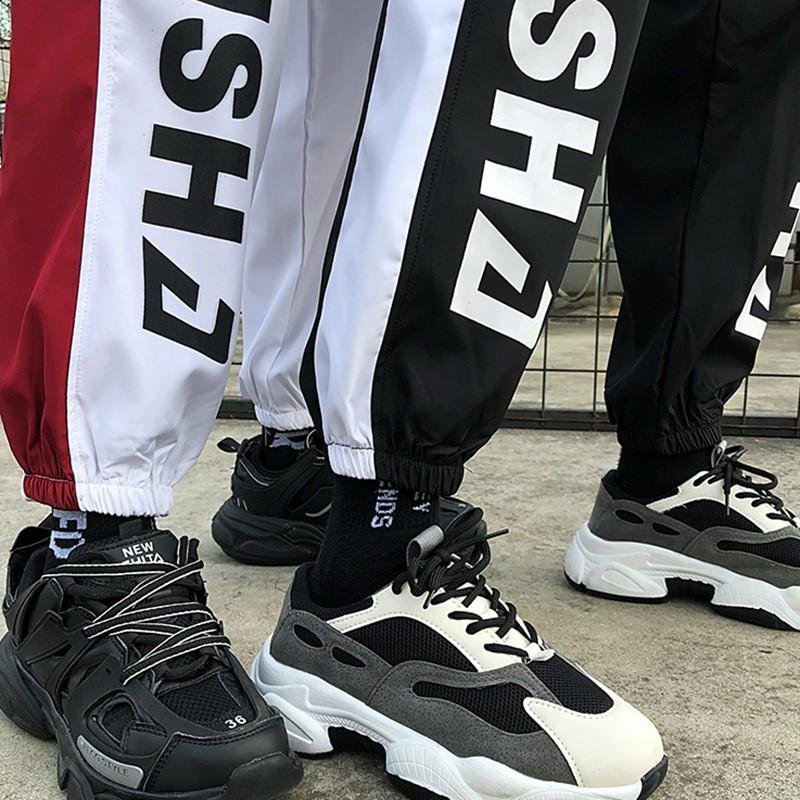 Quần Dài Nữ Ống Rộng Thời Trang Phong Cách Harajuku