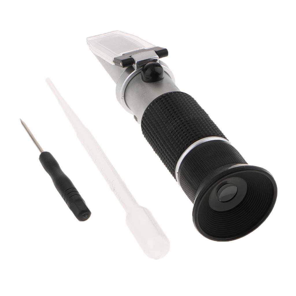 Refractometer Tester Tool Test Freezing Point Of Antifreeze + Brake Fluid