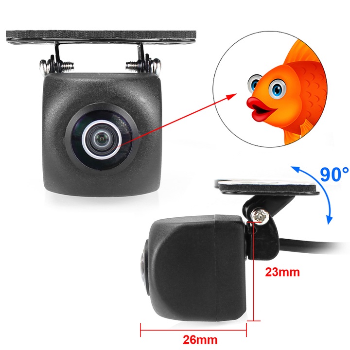 Camera lùi AHD 1080P độ nét cao dùng cho màn hình ô tô FA816 - Camera chip: AHD/Sony OV225 - Điểm ảnh: 1920x1080P Pixel AHD - Góc quay rộng: 170 độ