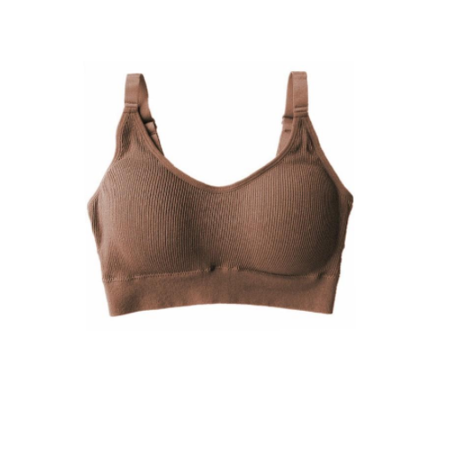 Áo Ngực CBTBRA01 Áo Bra Tập Gym Kiểu Dáng Thể Thao Chất Liệu Cotton Bề Mặt Gân Tăm 2 Dây Mặc Thoải Mái