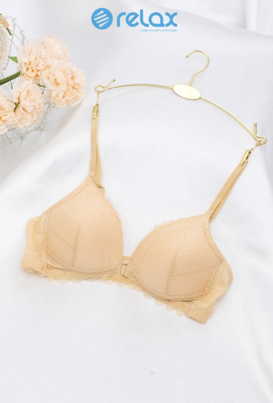 Áo Lót Bralette Không Gọng Relax RAY004 Cài Trước