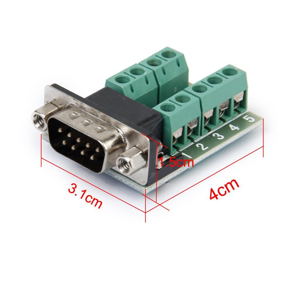 RS232 to DB9 Connector Connection Module