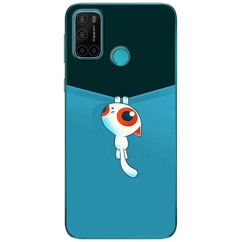 Ốp lưng dành cho Vsmart Joy 4 mẫu Mèo kéo rèm