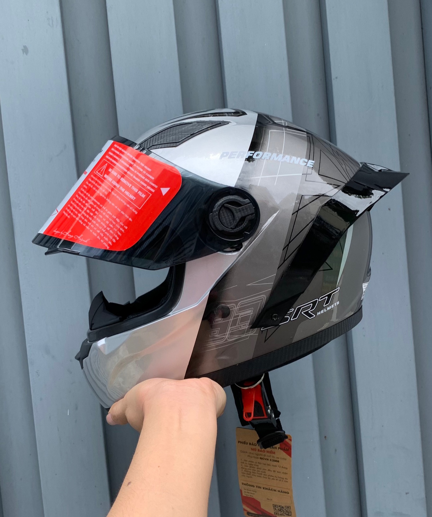 Mũ bảo hiểm fullface SRT Tem Nhện - Yohe