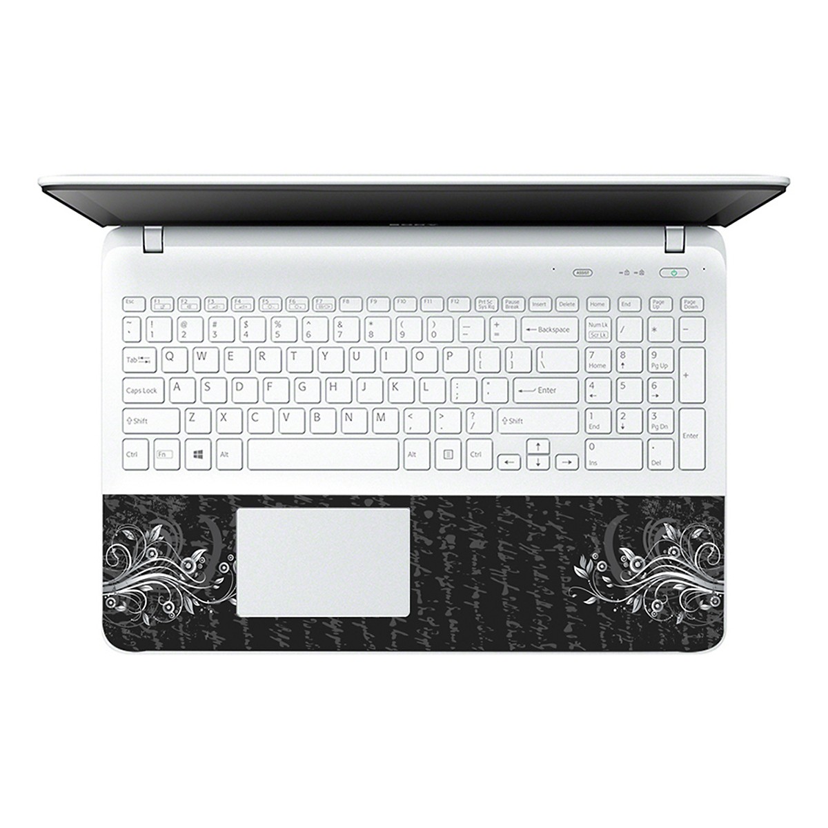 Mẫu Decal Dán Laptop Hoa văn LTHV-23