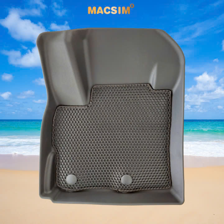Thảm 2 lớp (sd3) dạng lưới lục giác cho Mitsubishi Attrage 2023+  bề mặt cao su siêu sạch nhãn hiệu Macsim