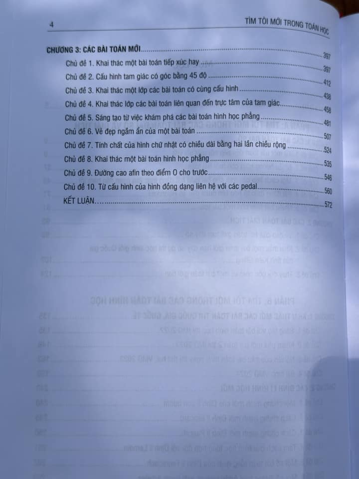 Sách - Tìm tòi mới trong toán học (sách dành cho học sinh chuyên toán THCS, THPT)