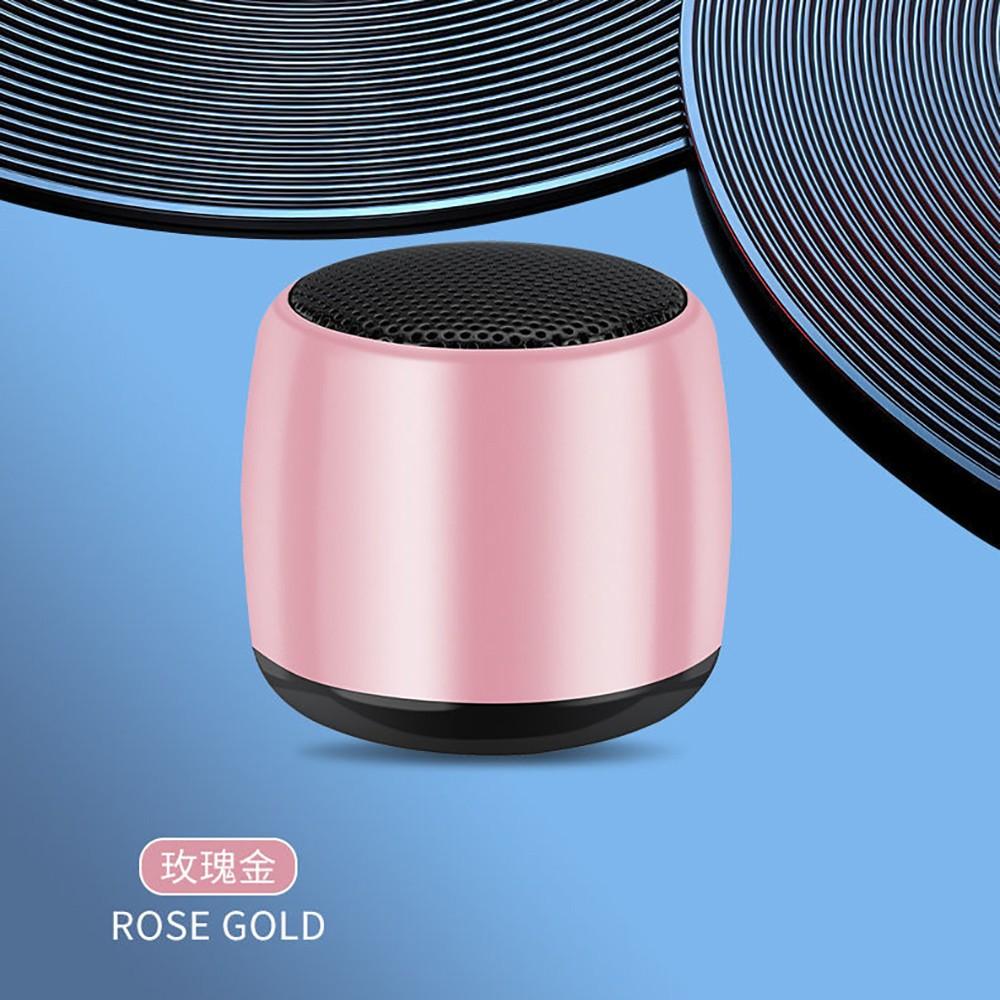 Creative Hifi Stereo Metal Wireless Subwater Subwater không dây Bluetooth Player Trình phát nhạc loa mini loa mini Color: Gold