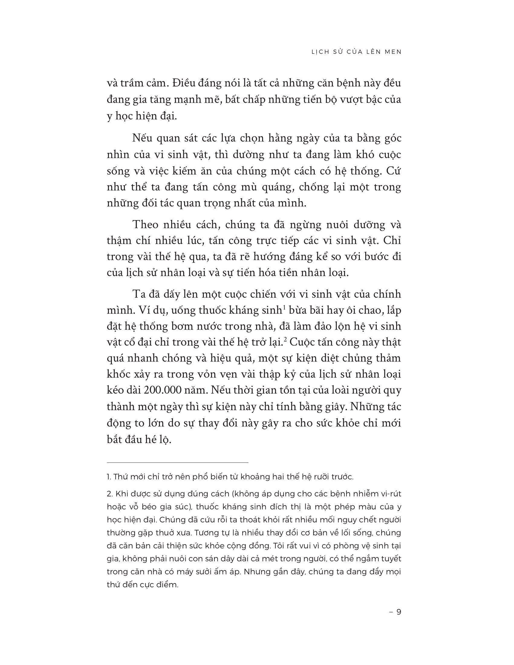 Sách - Lịch Sử Của Lên Men - Cách Thực Phẩm Truyền Thống Nuôi Dưỡng Hệ Vi Sinh