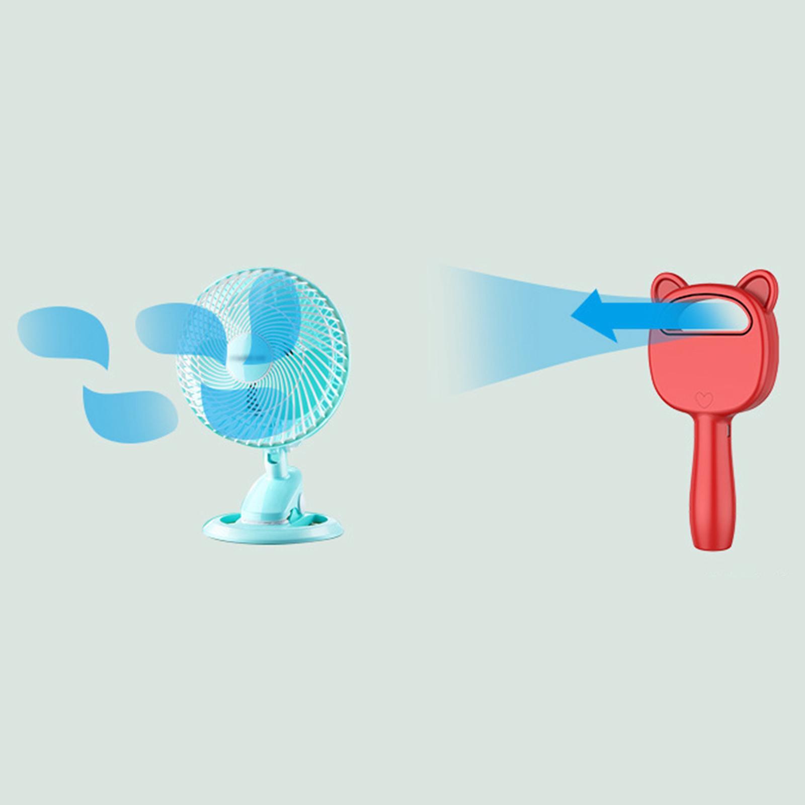 Bladeless Handheld Fan Speed Adjustable Safe Mini for Office Home Kids