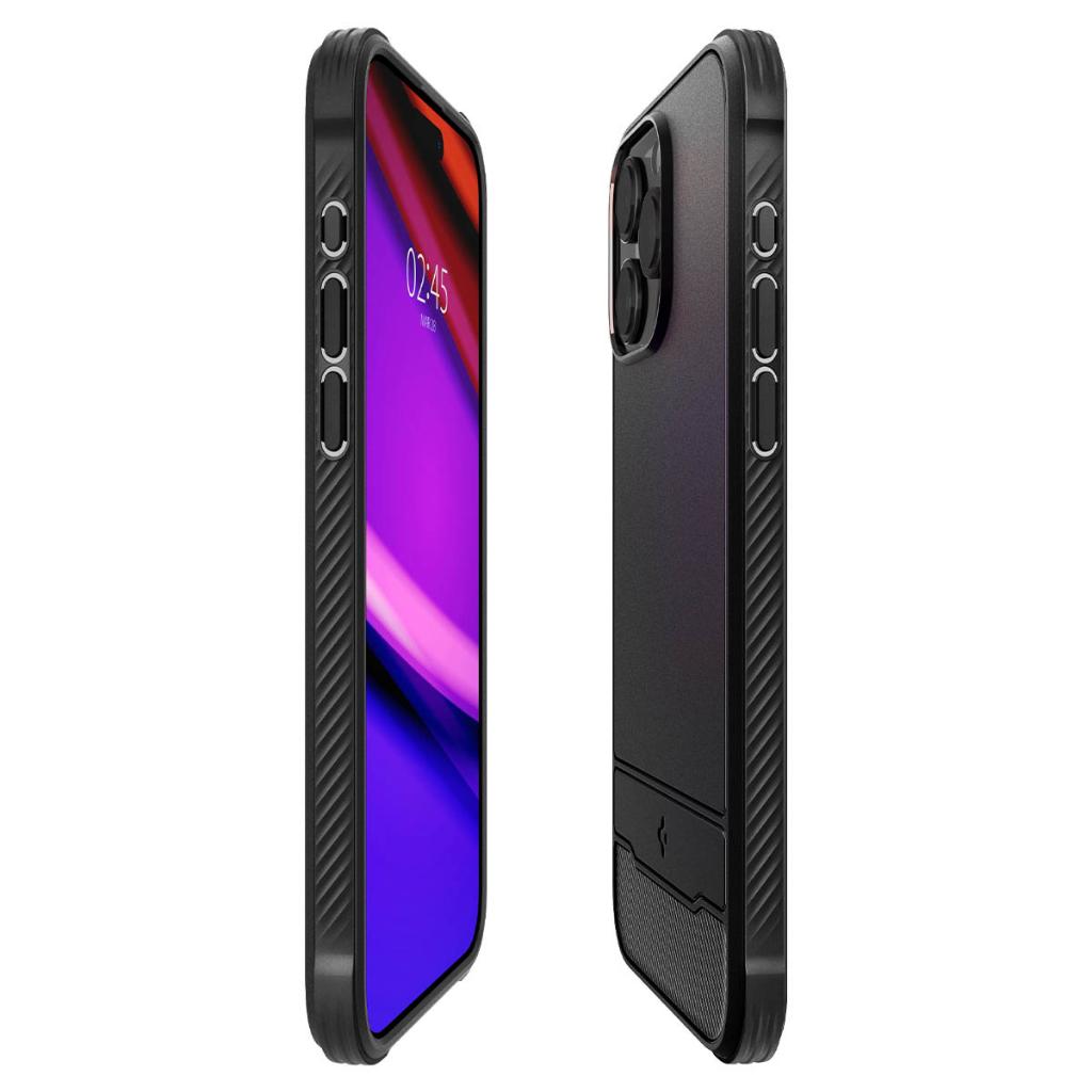 Ốp lưng cho iPhone 15 Pro/ 15 Pro Max Spigen Rugged Armor - Hàng chính hãng