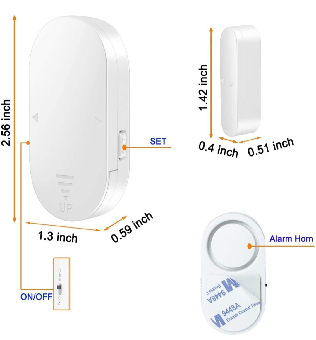 Chuông báo động chống trôm MC-03 với 5 chế độ báo động và 3 mức âm lượng có thể điều chỉnh, chất lượng cao, mẫu mã đẹp.