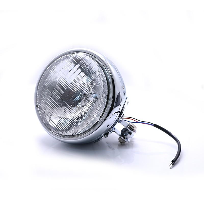 Vòng kẹp đèn pha xe máy 12V cho Harley Cafe Racer Chopper Bobber Honda